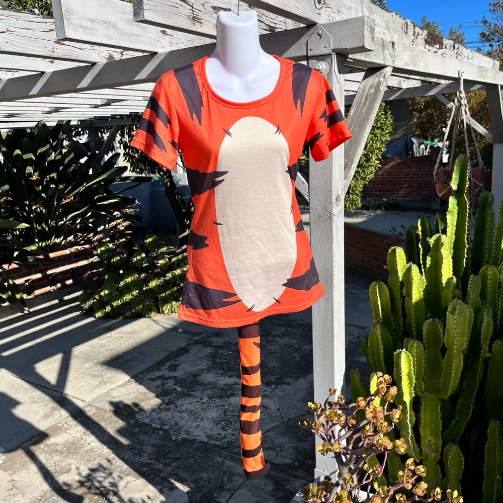 Tigger TShirt with TailWomens size XS Costume